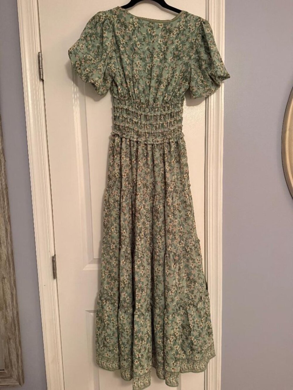NWT | Max Studio London Floral Smocked Maxi Dress | XS - Picture 3 of 3